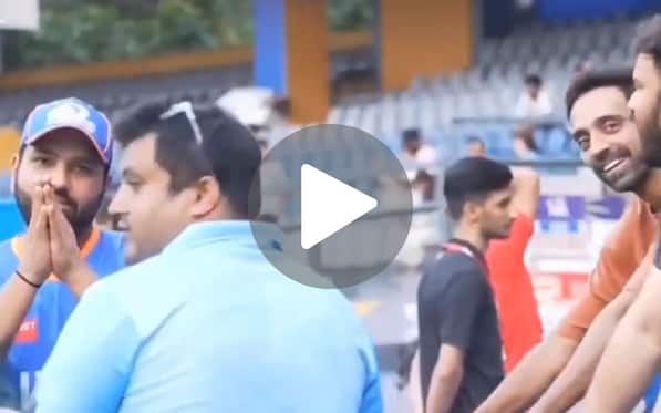 [Watch] Rohit Sharma 'Folds His Hands' While Asking Cameraman To Mute Audio